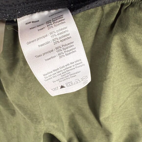 Asics Performance Shorts Mens M 10" Green Lightweight Gym Running - Picture 4 of 8